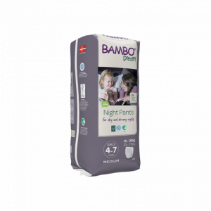 بامبو كيلوت نوم للبنات من 4 إلى 7 سنوات 15 35 كجم