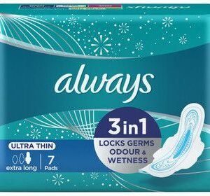 أولويز فوط صحية ألترا ديلايت طويلة جدًا 7 فوط