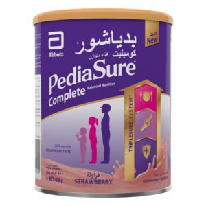 حليب بودرة للتغذية الكاملة, بنكهة الفراولة, 400 جرام من بدياشور