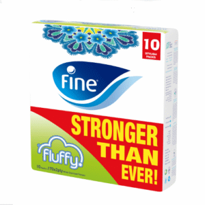 مناديل ورقية فاين منفوش 10 عبوات 170x2 رقائق