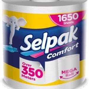 سيلباك منشفة ورقية للمطبخ كومفورت ميجا رول 166 ورقة  طبقتين 350 متر