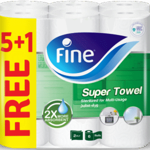 فاين سوبر ورق تنشيف معقم 6 رول