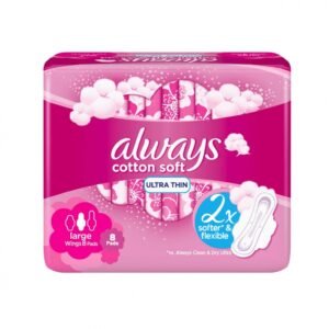 أولويز فوط قطنية رفيعة كبيرة 8 فوط صحية