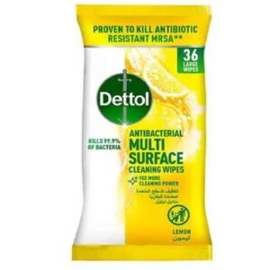 ديتول مناديل متعددة الاستخدام برائحة الليمون 36 منديل