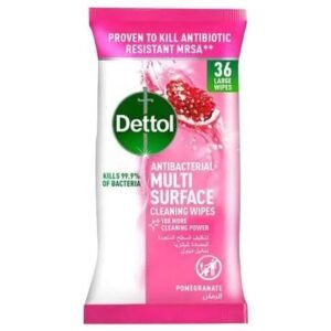 ديتول مناديل متعددة الاستخدام برائحة الرمان 36 منديل