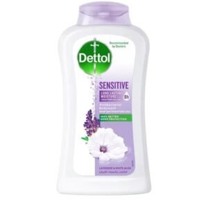 ديتول غسول الجسم للبشرة الحساسة المضاد للبكتيريا اللافندر والمسك الأبيض 250مل