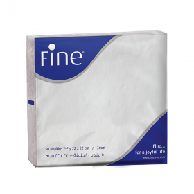 مناديل فاين 41x41 سم 20 منديل 2 طبقات