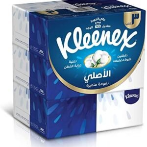 كلينكس مناديل وجه اصلية 168 منديل × 3