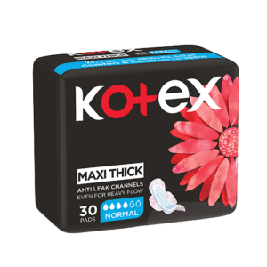 كوتكس فوط صحية عادية بتصميم طويل مع اجنحة 30 فوطة