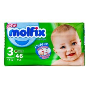 حفاضات مولفيكس مقاس 3 توائم 46 قطعة