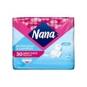 نانا ماكسي عادي بالاجنحة 30 فوطة مجموعة من 6 قطع