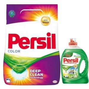 مسحوق برسيل للتنظيف العميق 3 كجم + سائل برسيل ديب كلين برائحة الزهور 1 لتر