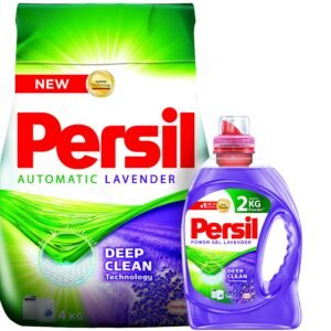 مسحوق برسيل للتنظيف العميق برائحة اللافندر 3 كجم + سائل برسيل للتنظيف العميق برائحة اللافندر 1 لتر