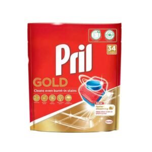 بريل اقراص جلاية كبسولات لغسيل الصحون جولد 34 كبسولة