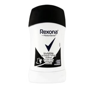 ريكسونا إنفيزيبل أون بلاك + وايت ستيك مزيل العرق 48 ساعة 40 جم