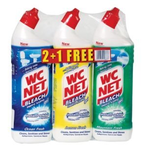 دبليو سي نت جل منظف الحمامات أبيض 750 مل 2 + 1 مجاناً