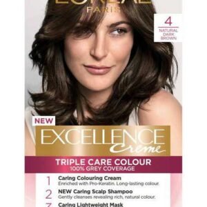 لوريال صبغة شعر اكسلنس  كريم 4 بني