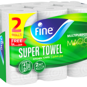 مناشف المطبخ سوبر 4+2 عبوات 2 طبقات