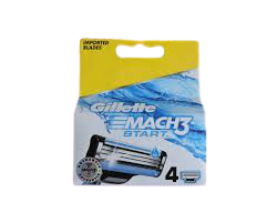 جيليت شفرات حلاقة ماك 03 4 قطع