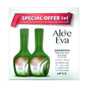 الو ايفا شامبو  بالصبار + الصبار واللانولين  320 غم 2 علبة