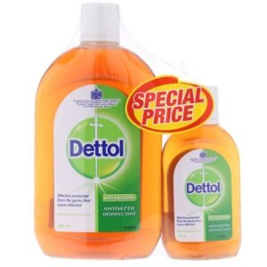 سائل مطهر ومضاد للبكتيريا من ديتول، 500 مل + 125 مل