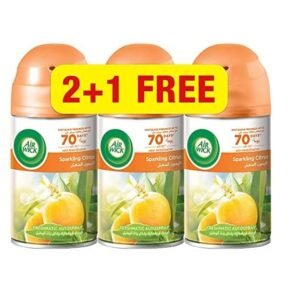 اير ويك عبوة معطر جو منعش برائحة الحمضيات المتلألئة 250 مل 2 و 1 مجانًا