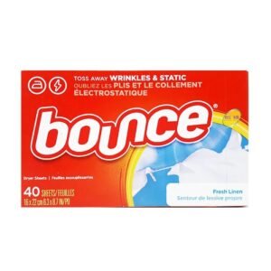 باونس ورق منعم ومجفف الاقمشة 40 قطعة