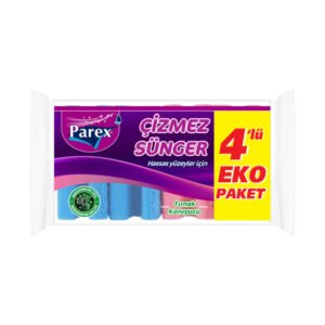 باركس اسفنجة مموجة مقاومة للخدش 4 قطع