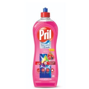 بريل سائل غسيل الأطباق 5 في 1 فواكه حمراء مركزة 650 مل