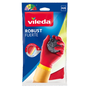 فيلدا قفازات مطاطية قوية متينة متوسطة الحجم