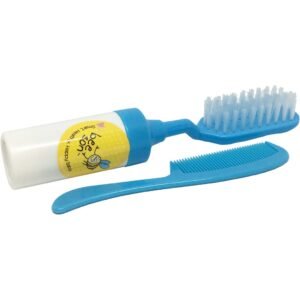 مجموعة مشط وفرشاة شعر الطفل الموسيقية