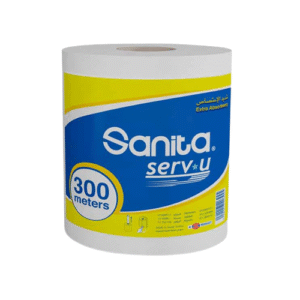 مناديل سانيتا رول عالية الامتصاص 300 متر