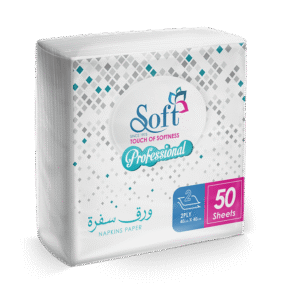 مناديل مناديل ناعمة (40 × 40) طبقتين 50 ورقة