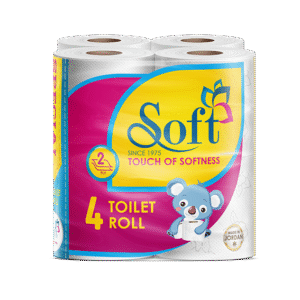 سوفت ورق تواليت ناعم 4 لفات 2 طبقة 200 ورقة