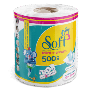 سوفت مناشف ناعمة متعددة الاستخدام طبقتين 500 جم