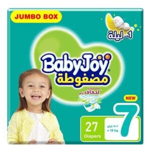 بيبي جوي حفاضات  27 فوطة رقم 7  18 كجم