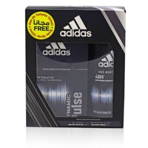 اديداس ديانميك بلص او دي تواليت 100 مل + مزيل عرق بخاخ 150 مل