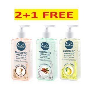 ميديكا غسول اليدين المطهر 500 مل 2 + 1 مجانًا