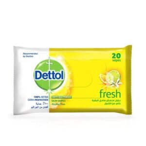 ديتول مناديل المنعشة المضادة للبكتيريا 20 مناديل