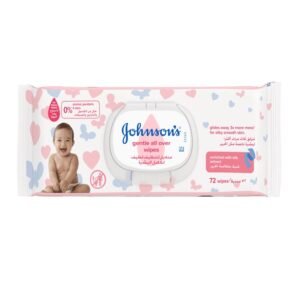 جونسون مناديل بيبي اللطيفة للجسم كله 72 منديل