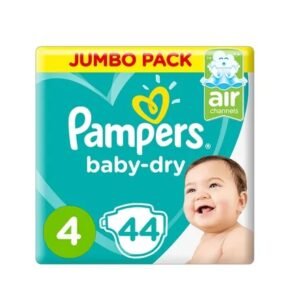 حفاضات بامبرز بيبي دراي ، مقاس ماكسي ، 9-14 كجم ، 44 حفاضة