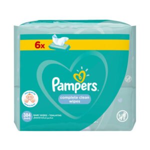 بامبرز مناديل كومبليت كلين للأطفال عبوة اقتصادية 4 + 2 مجاناً
