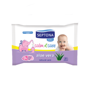 سيبتونا مناديل مبللة للأطفال بخلاصة الصبار 20 منديل