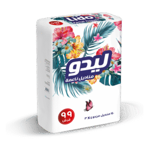 ليدو مناديل 140 منديل عبوة من 3 قطع