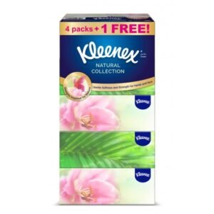 كلينكس مناديل الطبيعية مجموعات 170 ورقة 5 قطع