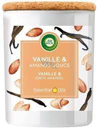 اير ويك شمعة المعطرة بالفانيليا واللوز الحلو مع الزيوت العطرية 185 جم