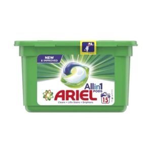 اريال 3 في 1 كبسولات سائلة للغسيل بالرائحة الأصلية 13 كبسولة