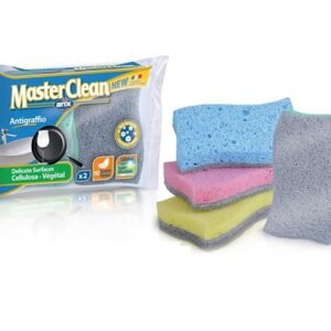 اريكس اسفنجة السليلوز الفضية المضادة للخدش مع علاج مضاد للبكتيريا*2