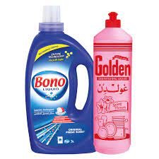 بونو مسحوق غسيل المتقدم 3 لتر + سائل جلي1 لتر