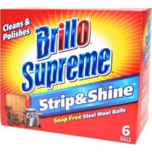 بريللو 6 قطع من وسادات بريلو سوبريم من الصوف والصلب اللامع